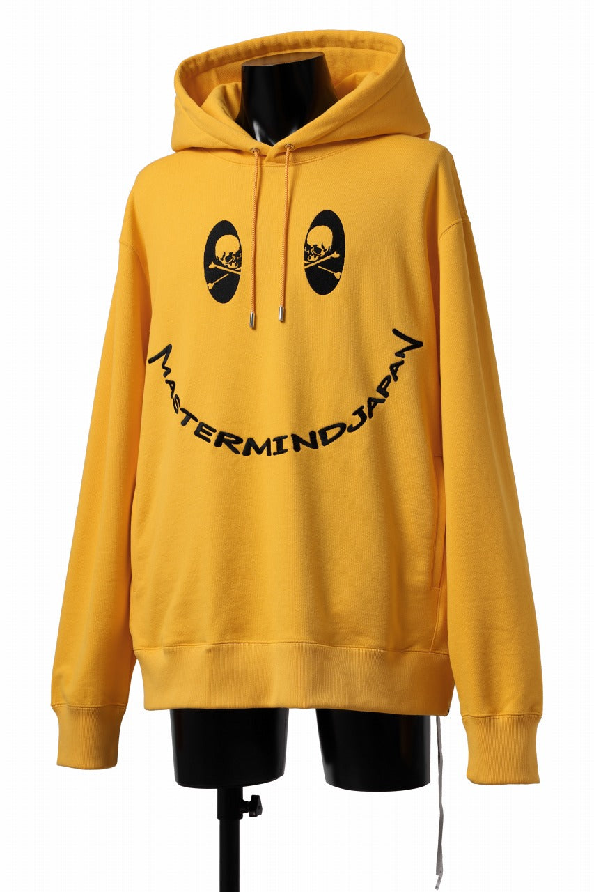 Load image into Gallery viewer, mastermind JAPAN SWEAT HOODIE / FACE LOGO (YELLOW)