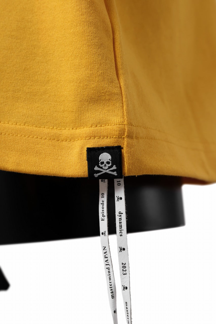 Load image into Gallery viewer, mastermind JAPAN FACE LOGO TEE / BOXY FIT (YELLOW)