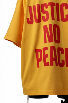 Load image into Gallery viewer, mastermind WORLD JUSTICE TEE / BOXY FIT (YELLOW)