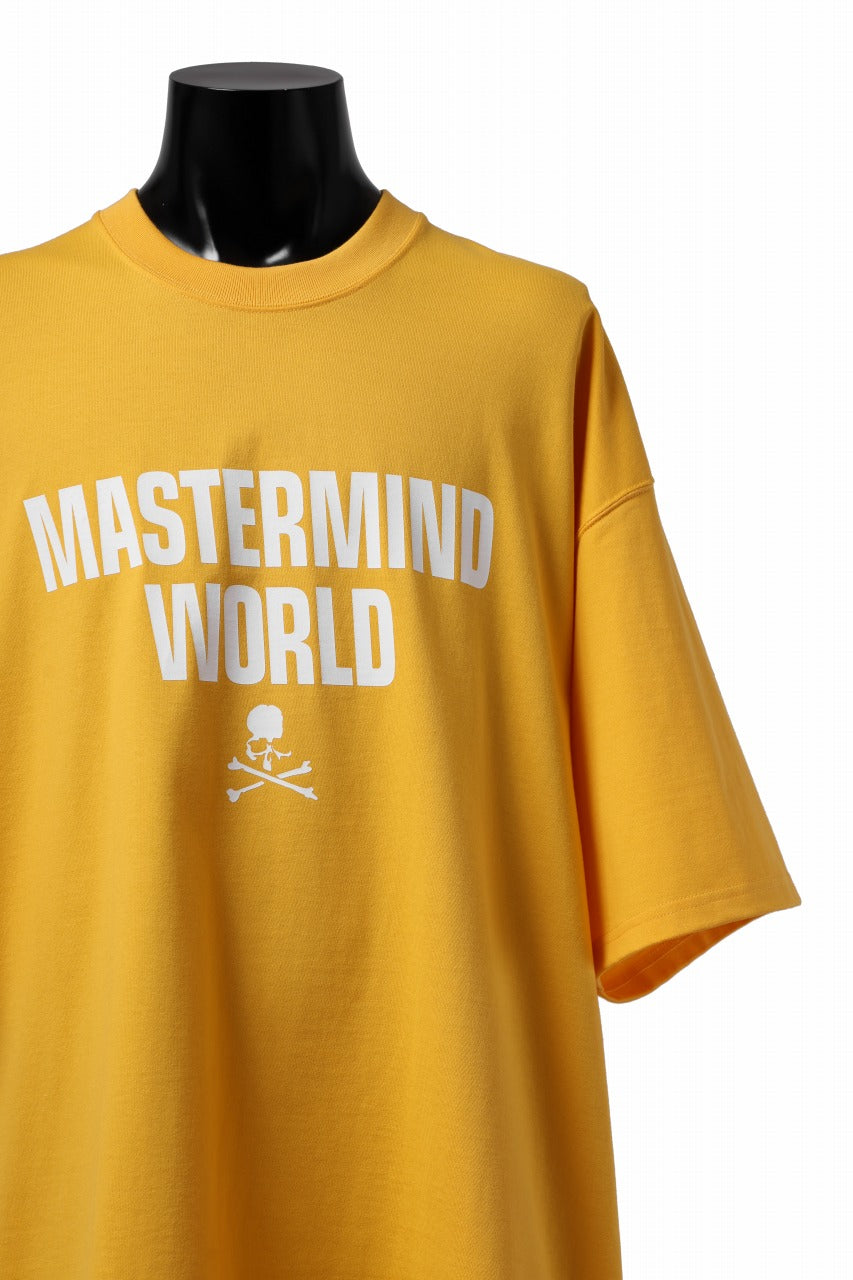Load image into Gallery viewer, mastermind WORLD JUSTICE TEE / BOXY FIT (YELLOW)