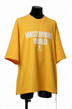 Load image into Gallery viewer, mastermind WORLD JUSTICE TEE / BOXY FIT (YELLOW)