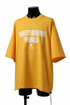 Load image into Gallery viewer, mastermind WORLD JUSTICE TEE / BOXY FIT (YELLOW)