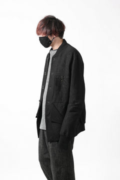 画像をギャラリービューアに読み込む, SOSNOVSKA CHAOTIC TURNDOWN JACKET (BLACK)