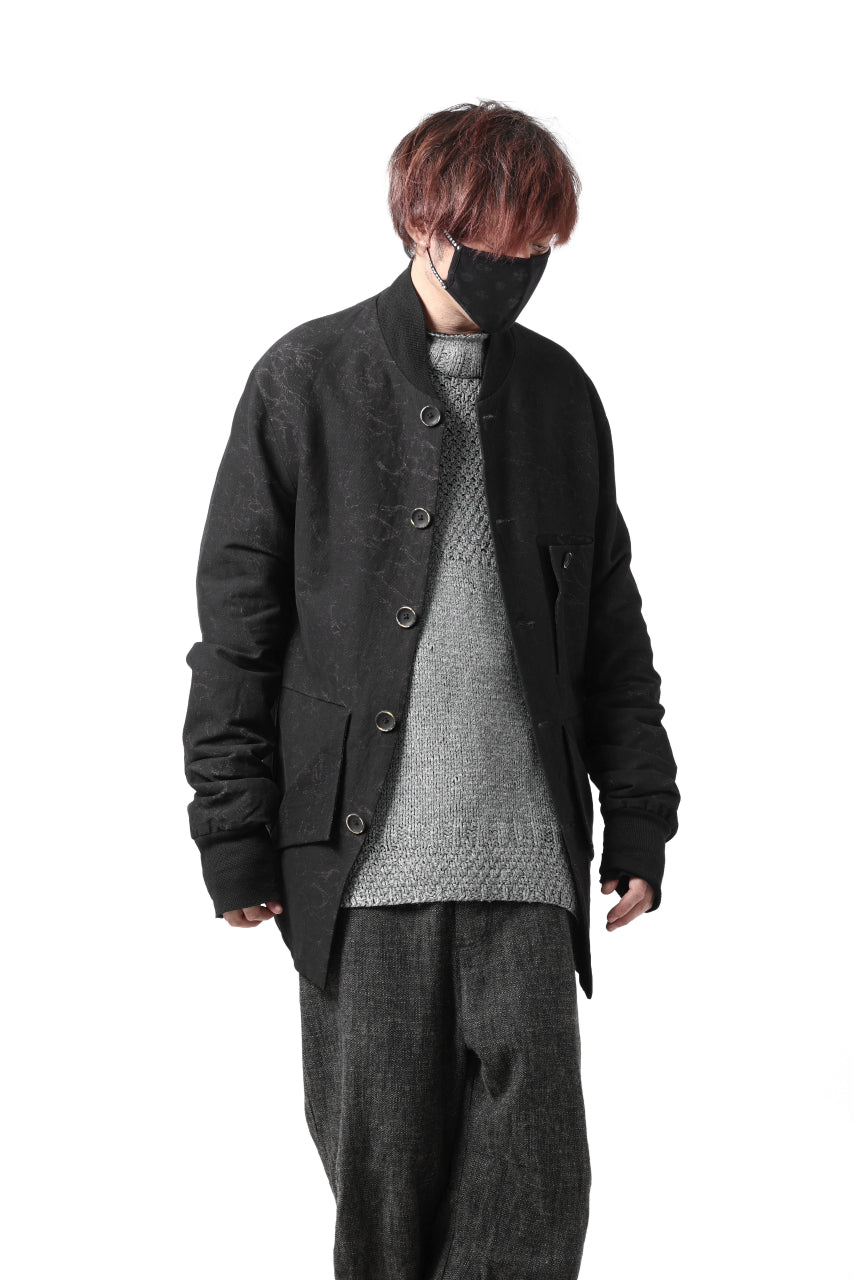 画像をギャラリービューアに読み込む, SOSNOVSKA CHAOTIC TURNDOWN JACKET (BLACK)