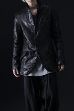 画像をギャラリービューアに読み込む, ISAMU KATAYAMA BACKLASH TAILORED JACKET / DOUBLE-SHOULDER OBJECT DYED (BLACK)