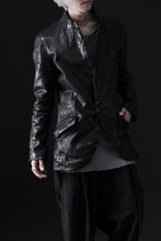画像をギャラリービューアに読み込む, ISAMU KATAYAMA BACKLASH TAILORED JACKET / DOUBLE-SHOULDER OBJECT DYED (BLACK)