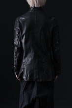 画像をギャラリービューアに読み込む, ISAMU KATAYAMA BACKLASH TAILORED JACKET / DOUBLE-SHOULDER OBJECT DYED (BLACK)