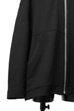 画像をギャラリービューアに読み込む, A.F ARTEFACT DOLMAN ZIP HOODIE / COTTON SWEAT (BLACK)