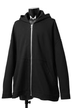 画像をギャラリービューアに読み込む, A.F ARTEFACT DOLMAN ZIP HOODIE / COTTON SWEAT (BLACK)