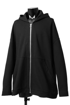 画像をギャラリービューアに読み込む, A.F ARTEFACT DOLMAN ZIP HOODIE / COTTON SWEAT (BLACK)