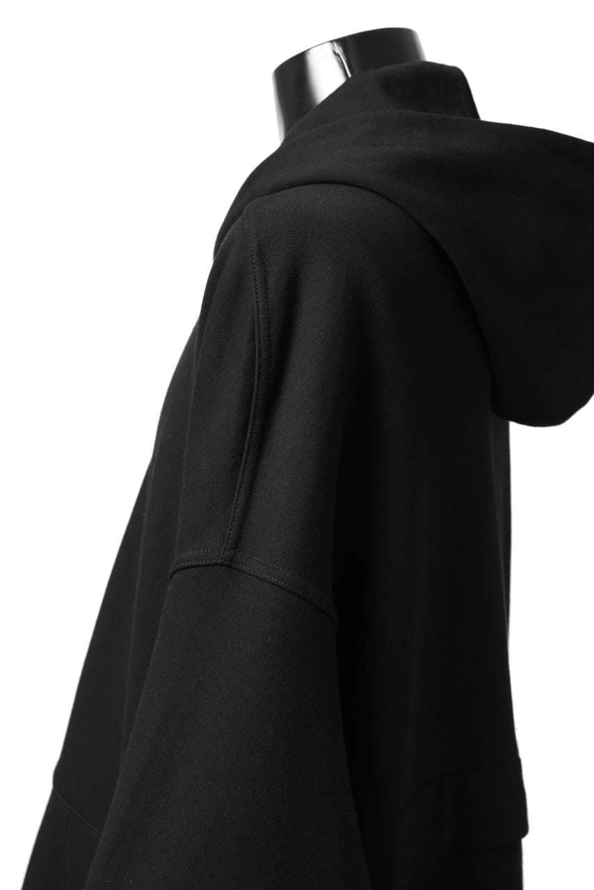 画像をギャラリービューアに読み込む, A.F ARTEFACT DOLMAN ZIP HOODIE / COTTON SWEAT (BLACK)