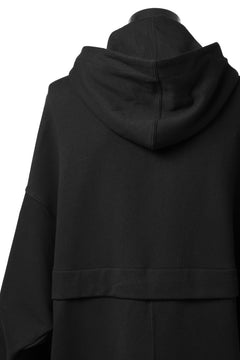 画像をギャラリービューアに読み込む, A.F ARTEFACT DOLMAN ZIP HOODIE / COTTON SWEAT (BLACK)