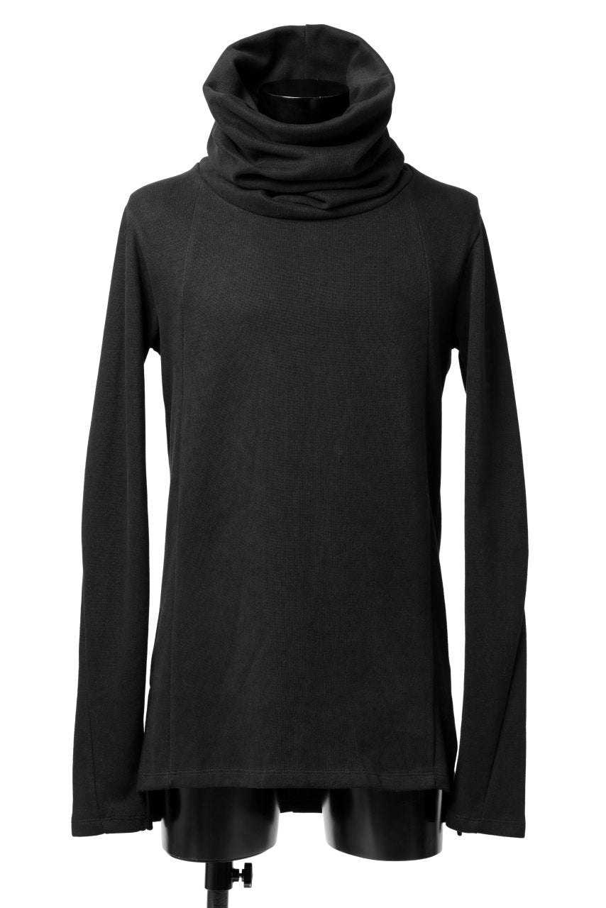 画像をギャラリービューアに読み込む, A.F ARTEFACT TURTLE NECK PULLOVER / COPE KNIT JERSEY (BLACK)