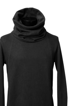 画像をギャラリービューアに読み込む, A.F ARTEFACT TURTLE NECK PULLOVER / COPE KNIT JERSEY (BLACK)