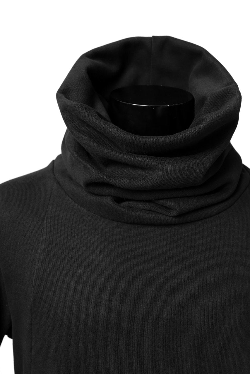 画像をギャラリービューアに読み込む, A.F ARTEFACT TURTLE NECK PULLOVER / COPE KNIT JERSEY (BLACK)