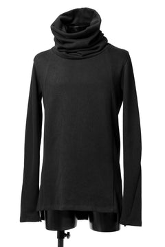 画像をギャラリービューアに読み込む, A.F ARTEFACT TURTLE NECK PULLOVER / COPE KNIT JERSEY (BLACK)