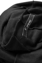 画像をギャラリービューアに読み込む, A.F ARTEFACT TURTLE NECK PULLOVER / COPE KNIT JERSEY (BLACK)