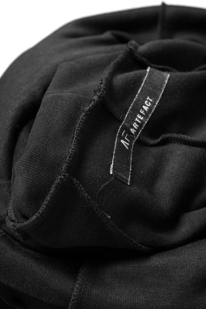 画像をギャラリービューアに読み込む, A.F ARTEFACT TURTLE NECK PULLOVER / COPE KNIT JERSEY (BLACK)