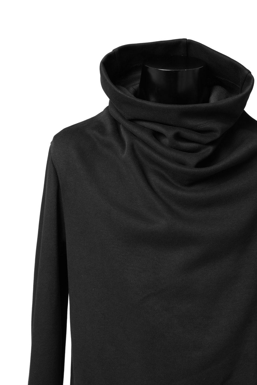 画像をギャラリービューアに読み込む, A.F ARTEFACT HIGH NECK PULLOVER / COPE KNIT JERSEY (BLACK)