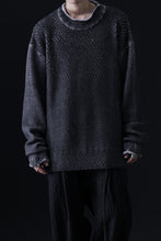 Load image into Gallery viewer, ISAMU KATAYAMA BACKLASH LOOSEY KNIT PULLOVER / PIGMENT PRINTED (GREY)