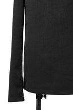 画像をギャラリービューアに読み込む, A.F ARTEFACT HIGH NECK PULLOVER / COPE KNIT JERSEY (BLACK)