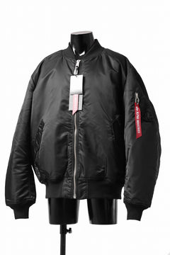 画像をギャラリービューアに読み込む, mastermind WORLD x ALPHA INDUSTRIES RIVERSIBLE MA-1 JACKET - CRAZY PANELED (BLACK)
