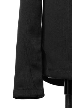 画像をギャラリービューアに読み込む, A.F ARTEFACT HIGH NECK PULLOVER / COPE KNIT JERSEY (BLACK)