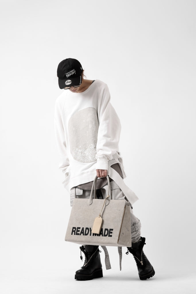 画像をギャラリービューアに読み込む, READYMADE SHOPPING BAG 40 LOGO (WHITE)