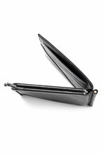 画像をギャラリービューアに読み込む, discord Yohji Yamamoto Money Clip Wallet / Shrink Cow Skin Leather (BLACK)