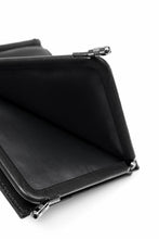 画像をギャラリービューアに読み込む, discord Yohji Yamamoto Money Clip Wallet / Shrink Cow Skin Leather (BLACK)