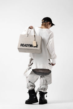 画像をギャラリービューアに読み込む, READYMADE SHOPPING BAG 40 LOGO (WHITE)