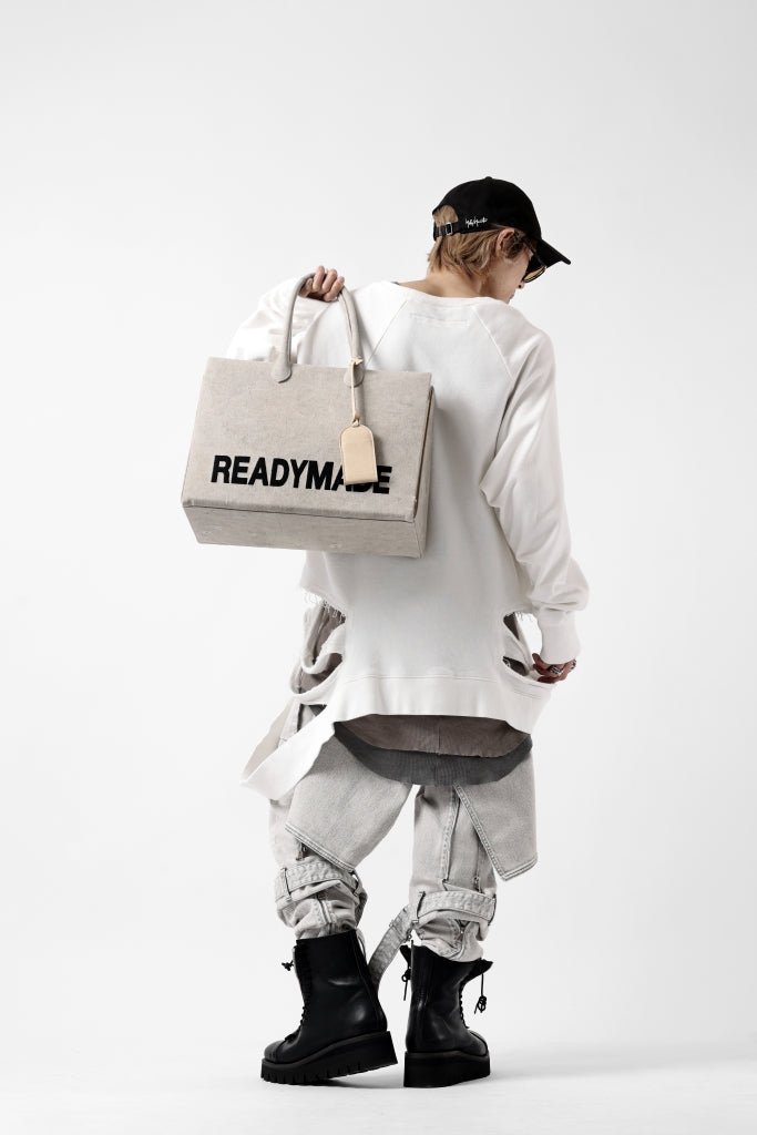 画像をギャラリービューアに読み込む, READYMADE SHOPPING BAG 40 LOGO (WHITE)