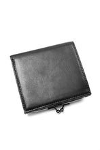 画像をギャラリービューアに読み込む, discord Yohji Yamamoto Clasp Wallet / Cow Skin Leather (BLACK)