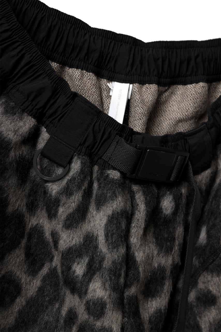画像をギャラリービューアに読み込む, Y-3 Yohji Yamamoto LEOPARD WIDEGAME SHORTS / MIX WOOL MOHAIR (MULTI)