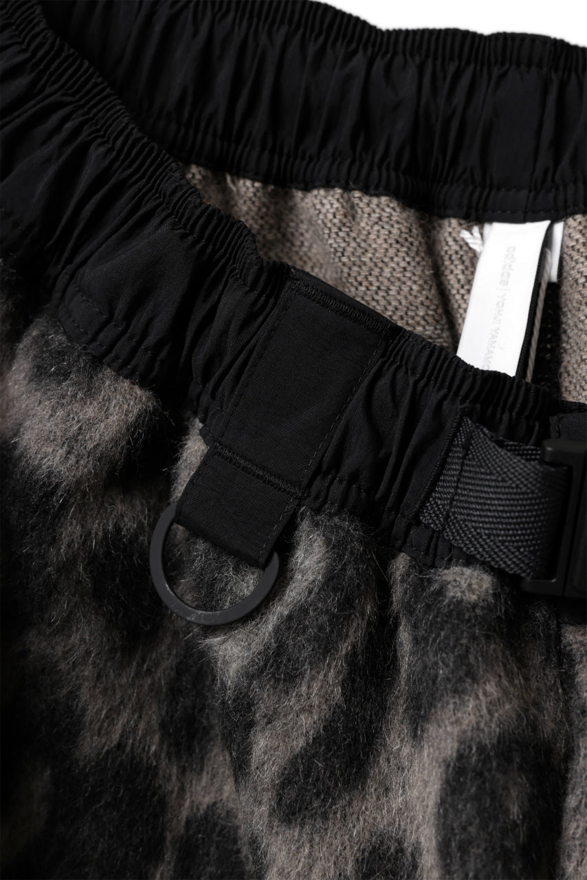 画像をギャラリービューアに読み込む, Y-3 Yohji Yamamoto LEOPARD WIDEGAME SHORTS / MIX WOOL MOHAIR (MULTI)