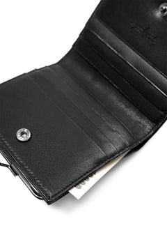 画像をギャラリービューアに読み込む, discord Yohji Yamamoto Clasp Wallet / Cow Skin Leather (BLACK)