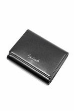 画像をギャラリービューアに読み込む, discord Yohji Yamamoto Tri Folded Compact Wallet / Smooth Cow Skin Leather (BLACK)