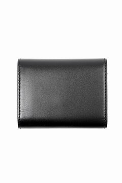 画像をギャラリービューアに読み込む, discord Yohji Yamamoto Tri Folded Compact Wallet / Smooth Cow Skin Leather (BLACK)