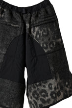 画像をギャラリービューアに読み込む, Y-3 Yohji Yamamoto LEOPARD WIDEGAME SHORTS / MIX WOOL MOHAIR (MULTI)
