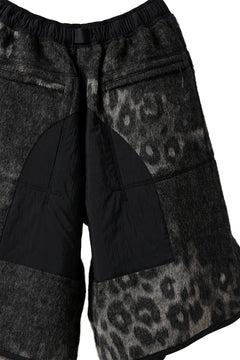 画像をギャラリービューアに読み込む, Y-3 Yohji Yamamoto LEOPARD WIDEGAME SHORTS / MIX WOOL MOHAIR (MULTI)