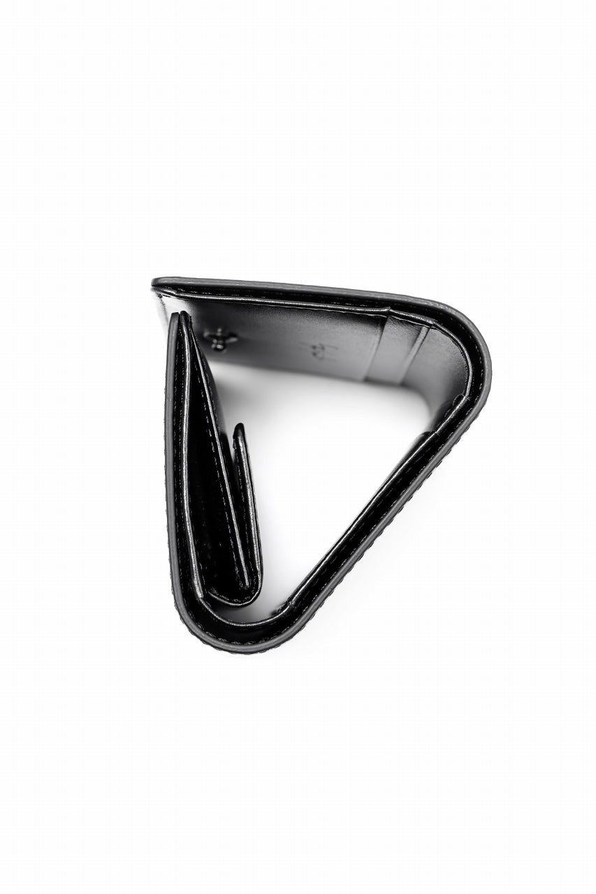 画像をギャラリービューアに読み込む, discord Yohji Yamamoto Tri Folded Compact Wallet / Smooth Cow Skin Leather (BLACK)