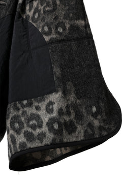 画像をギャラリービューアに読み込む, Y-3 Yohji Yamamoto LEOPARD WIDEGAME SHORTS / MIX WOOL MOHAIR (MULTI)
