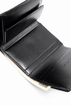 画像をギャラリービューアに読み込む, discord Yohji Yamamoto Tri Folded Compact Wallet / Smooth Cow Skin Leather (BLACK)