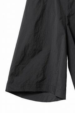 画像をギャラリービューアに読み込む, D-VEC WIDE FLARED SHORTS / W WATER REPELLENT NYLON TAFFETA (NIGHT SEA BLACK)