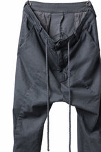 Load image into Gallery viewer, daub DYEING EASY TROUSER PANTS / STRETCH TWILL COTTON (GREY)