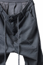 Load image into Gallery viewer, daub DYEING EASY TROUSER PANTS / STRETCH TWILL COTTON (GREY)