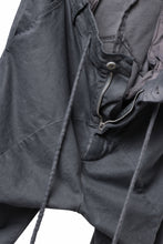 Load image into Gallery viewer, daub DYEING EASY TROUSER PANTS / STRETCH TWILL COTTON (GREY)