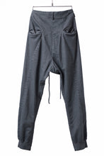 Load image into Gallery viewer, daub DYEING EASY TROUSER PANTS / STRETCH TWILL COTTON (GREY)