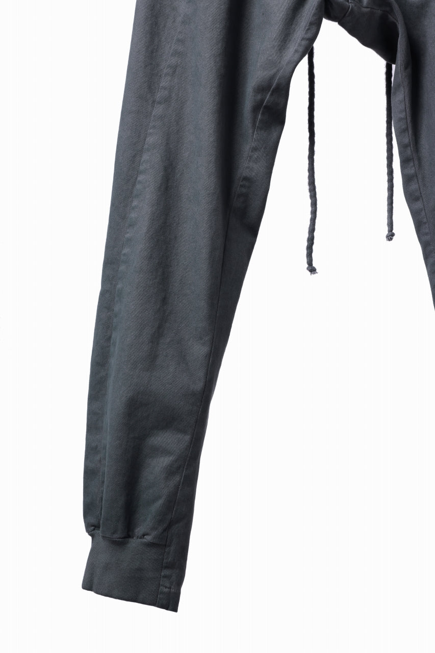 Load image into Gallery viewer, daub DYEING EASY TROUSER PANTS / STRETCH TWILL COTTON (GREY)