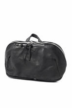Load image into Gallery viewer, ISAMU KATAYAMA BACKLASH CROSS BODY BAG / DOUBLE-SHOULDER OBJECT DYED (BLACK)
